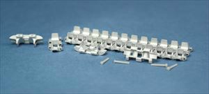 MTL-35078 バレンタイン/ビショップ 連結可動履帯 金属製|AFV用パーツ|AFV