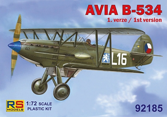 92185 アヴィア B.534I|第二次大戦の飛行機モデル|飛行機