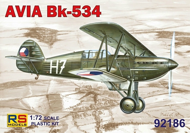 92186 アヴィア B.534|第二次大戦の飛行機モデル|飛行機