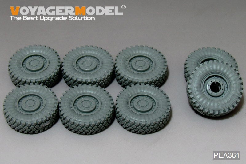 PEA361 現用米 クーガー 6X6 MRAP ホイールセット Ver.B(6個+2個セット)|AFV用パーツ|AFV