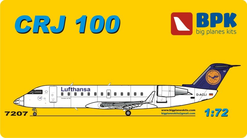 BPK7207 ボンバルディア CRJ100 ルフトハンザ/デルタコネクション航空|旅客機／民間機|飛行機