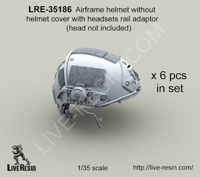 LRE-35186 Airframe helmet without helmet cover with headsets rail adaptor|AFV用パーツ|AFV