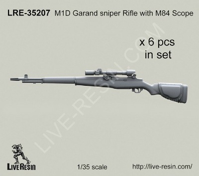 LRE-35207 M1D Garand sniper Rifle with M84 Scope | ライブレジン