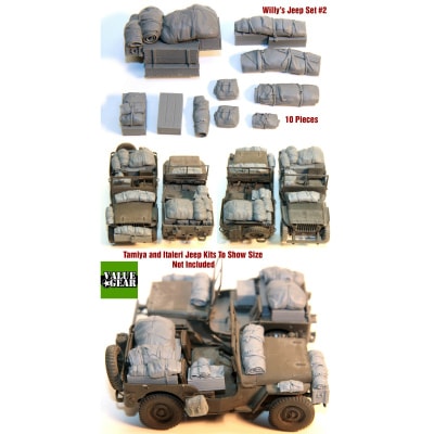USJP02 ウィリス ジープ 積荷セット #2|AFV用パーツ|AFV