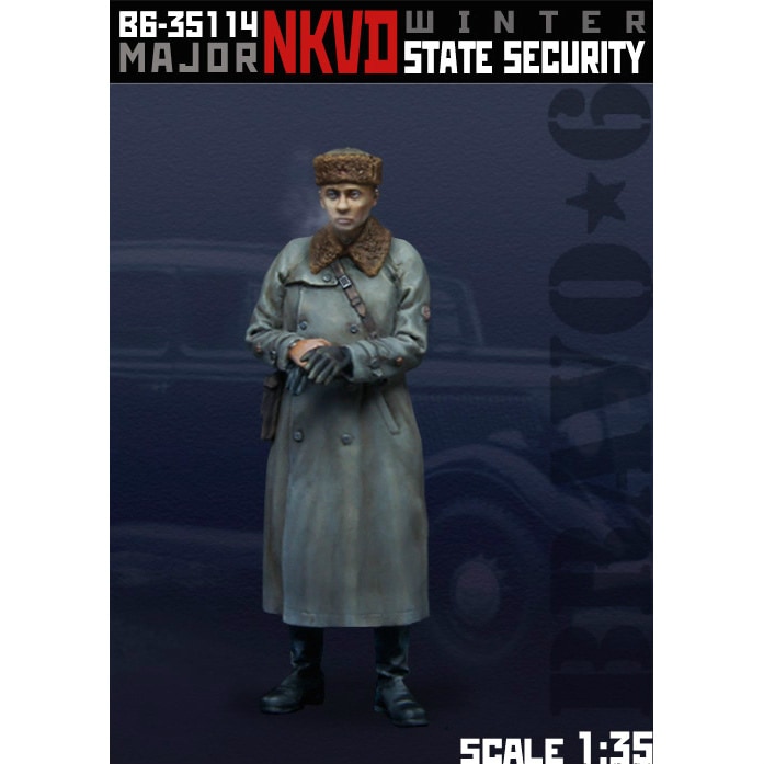35114 WWII 露 NKVD 少佐(冬季) | ブラボー6 BRAVO6 | フィギュア,第二