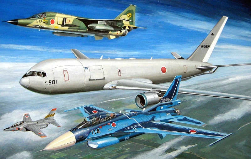 S38 航空自衛隊機セット2|艦船用飛行機|艦船