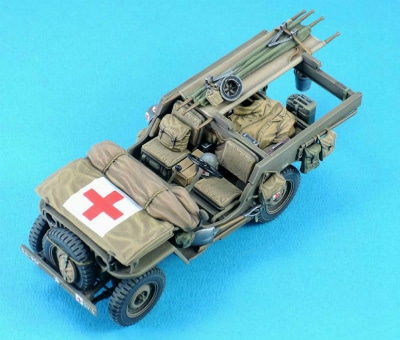 LF1315 ウィリス ジープ 救急車 コンバージョンセット|AFV用パーツ|AFV