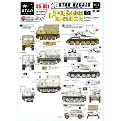 35-850 WWII 露 白ロシア戦線のT-34/76,PT-34/76,T-34/85 1944-45|AFV用デカール|AFV