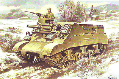 212 米 M7B1 プリースト 105mm 自走砲|第二次大戦のAFVモデル|AFV