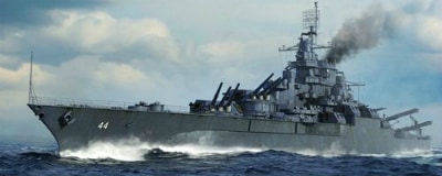 05784 テネシー級戦艦 BB-44 カリフォルニア California 1945
