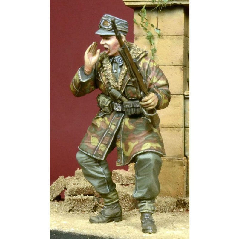 DD35050 WWII 独 叫ぶ武装親衛隊将校(アノラック姿) | Dデイ