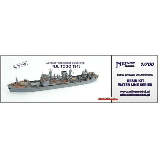 7095 独 夜間戦闘機指揮艦 トーゴ Togo 1943 | ニコモデル NIKO MODEL