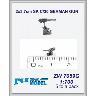 ZW7059G 独海軍 3.7cm SK C/30 連装砲 | ニコモデル NIKO MODEL | 艦船