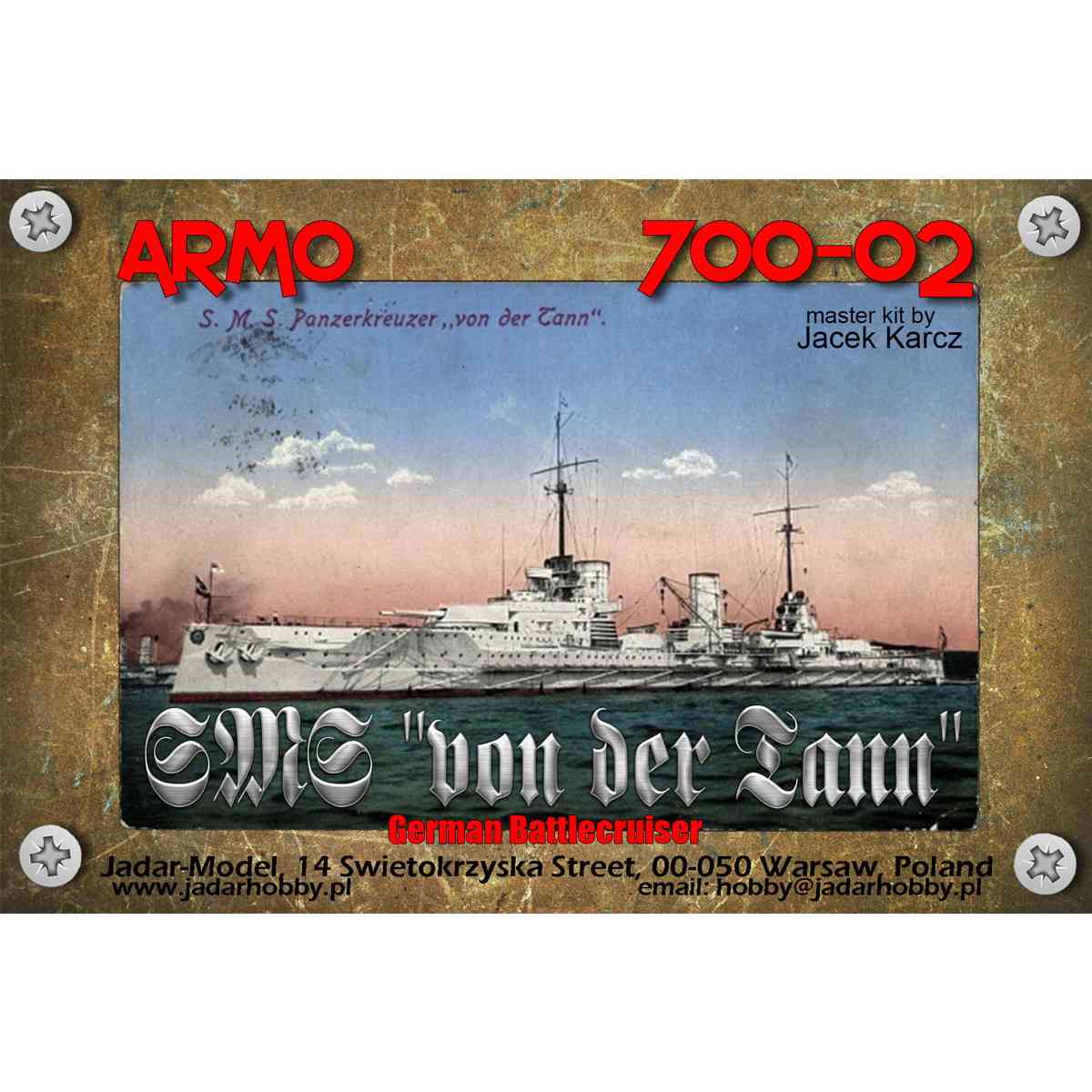 700-02 独海軍 巡洋戦艦 フォン・デア・タン Von Der Tann|第一次大戦以前の艦船モデル|艦船