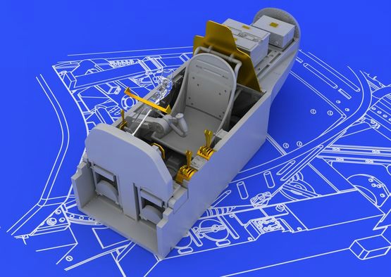 ブラッシン648259 P-38J ライトニング コクピットセット|飛行機用パーツ|飛行機
