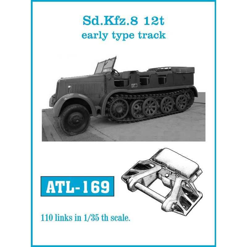 【在庫限り 再入荷予定無し】ATL-169 Sd.Kfz.8 12トンハーフ 初期型|AFV用パーツ|AFV