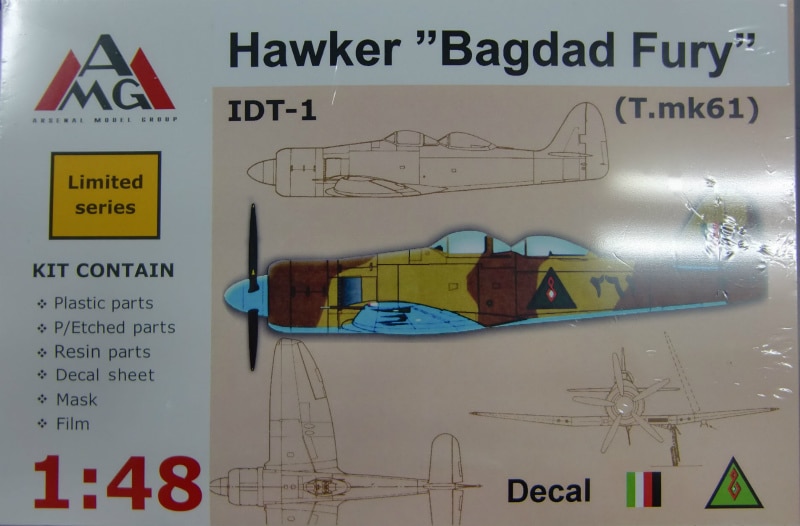 48602 ホーカー バグダッドフューリー Mk.61|第二次大戦の飛行機モデル|飛行機