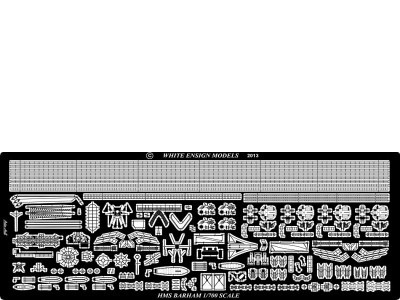 7116 戦艦 バーラム 1941用エッチングパーツ|艦船用パーツ|艦船