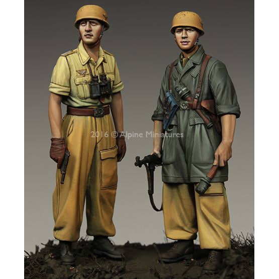 35222 WWII 独 イタリア戦線の第1降下猟兵師団 (2体セット)(熱帯軍装)|第二次大戦のフィギュア|フィギュア