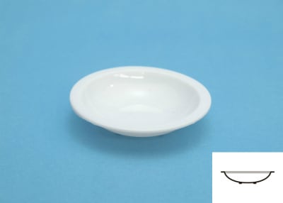 OM-183 白い塗料皿（6枚入） 2 浅丸底|工具|ツール＆マテリアル