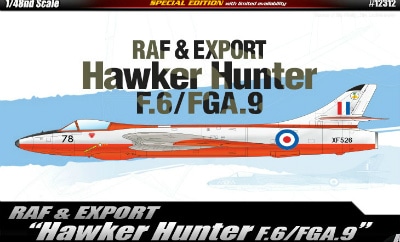 12312 ホーカー ハンター F.6/FGA.9 RAF & 各国使用機|大戦後の飛行機モデル|飛行機