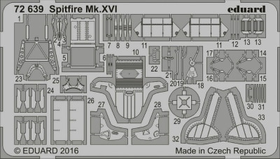 72639 スーパーマリン スピットファイア Mk.XVI|飛行機用パーツ|飛行機