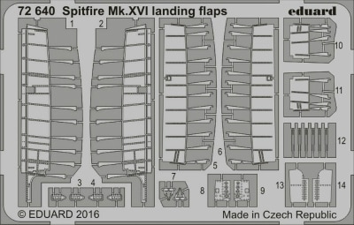 72640 スーパーマリン スピットファイア Mk.XVI フラップ|飛行機用パーツ|飛行機