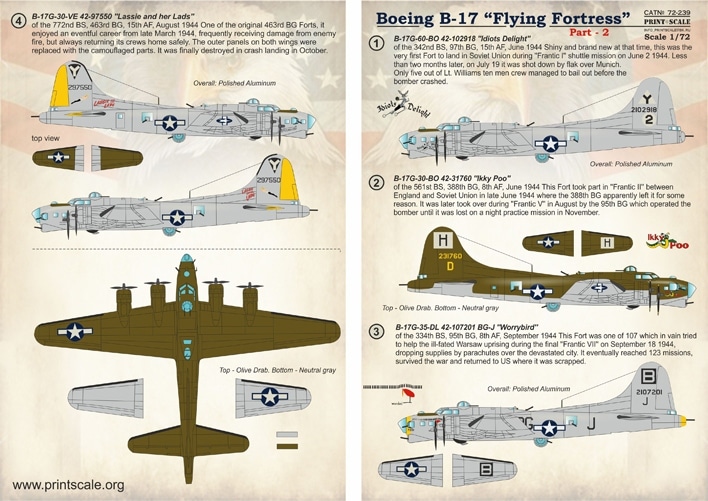 72239 �ܡ����� B-17G �ե饤�󥰥ե����ȥ쥹 Pt.2