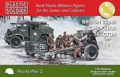 WW2G20007 イギリス CMP クォードトラクター & 25ポンド砲|第二次大戦のAFVモデル|AFV