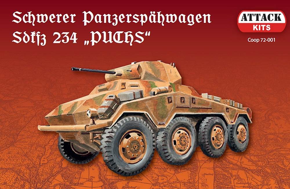 C72001 Sd.Kfz.234 ルクス砲塔搭載型|第二次大戦のAFVモデル|AFV