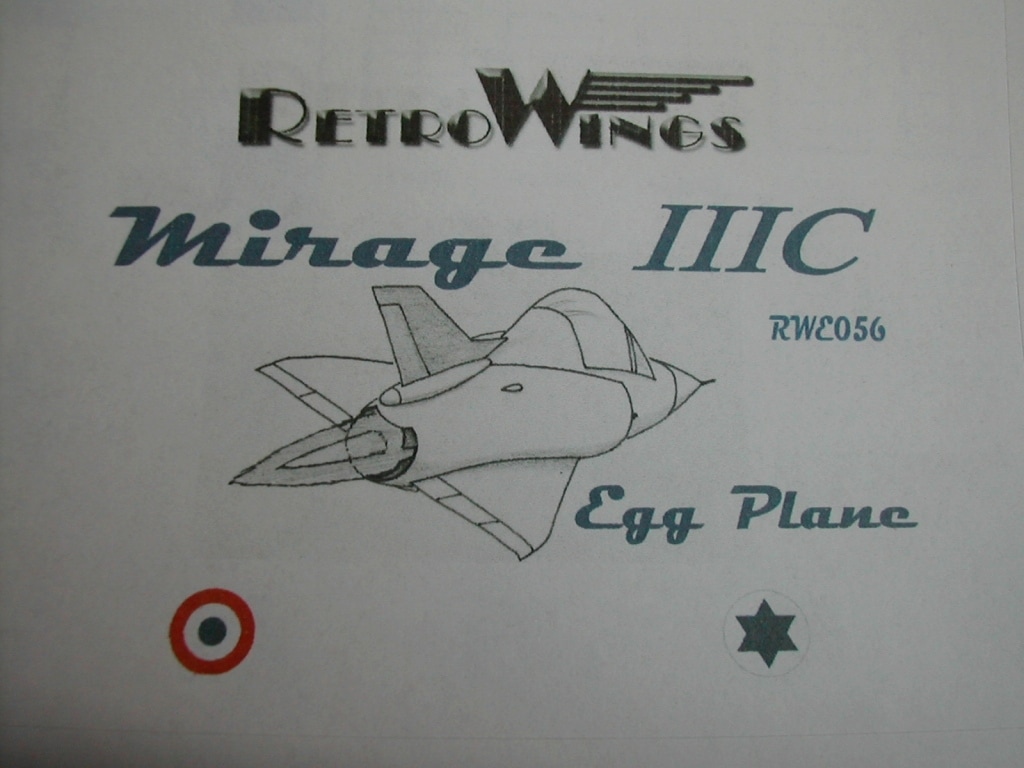 RWE056 たまごひこーき ミラージュIIIC|SF／キャラクター|ミリタリー以外のモデル
