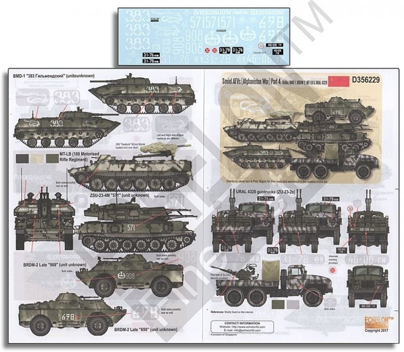 おかページ D356229 現用露 アフガン侵攻のソ連AFV Part.4:シルカ, BMD-1, BRDM-2