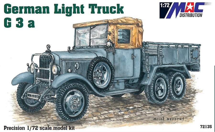 72135 WWII ドイツ メルセデスベンツ G3a 軽トラック|第二次大戦のAFVモデル|AFV