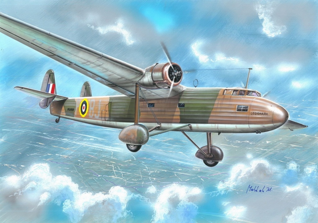 72058 ハンドレページ スパロー Mk.II|第二次大戦の飛行機モデル|飛行機