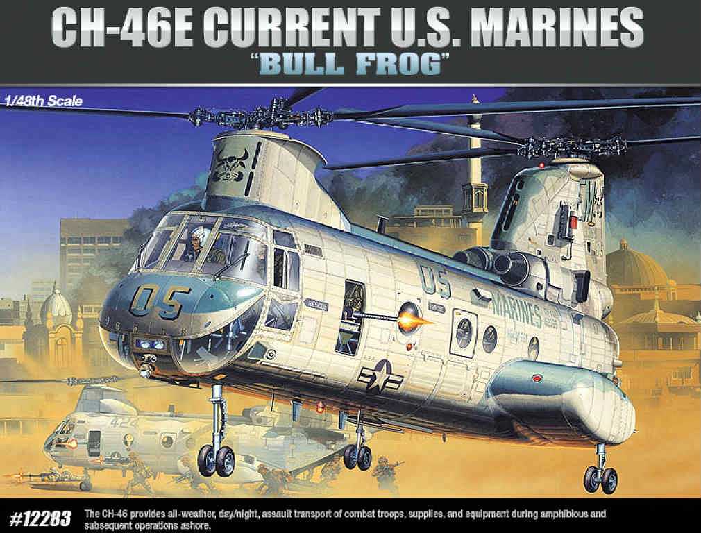 12283 アメリカ海兵隊 CH-46E ブルフロッグ|ヘリコプター|飛行機