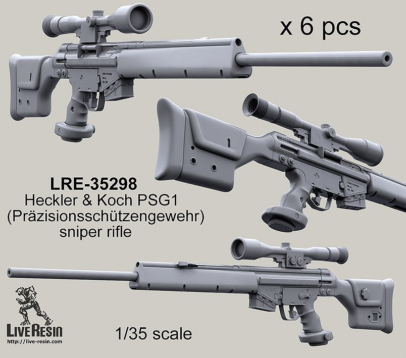 LRE-35298 Heckler & Koch PSG1 (Prazisionsschutzengewehr) sniper rifle