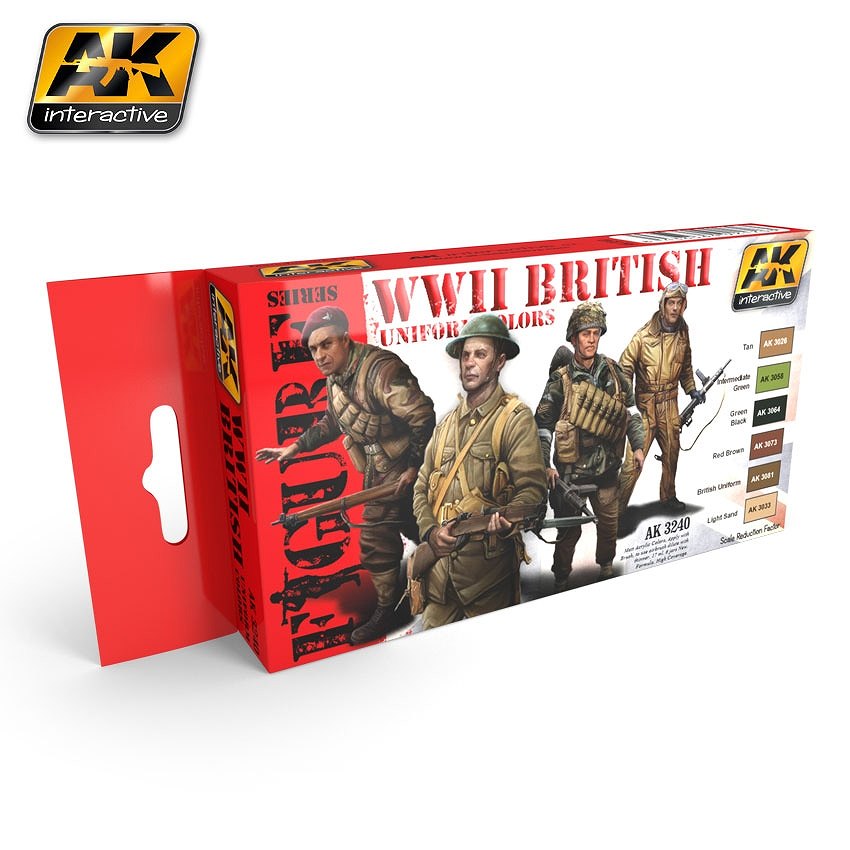 AK3240 WWII イギリスユニフォームカラーズ|塗料|ツール＆マテリアル