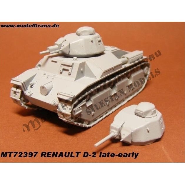 MT72397 フランス ルノー D2 歩兵戦車|第二次大戦のAFVモデル|AFV