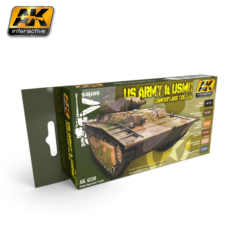 AK4220 アメリカ陸軍&海兵隊 カモフラージュカラーズ | AK