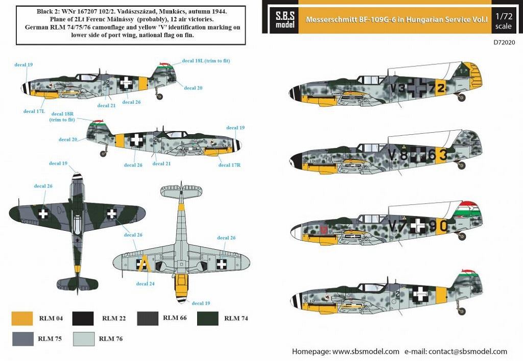 D72020 ��å�������ߥå� Bf109G-6 �ϥ󥬥꡼���� Vol.I
