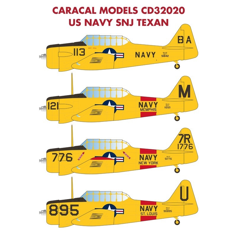 32020 SNJ テキサン アメリカ海軍 | カラカルモデル Caracal Models