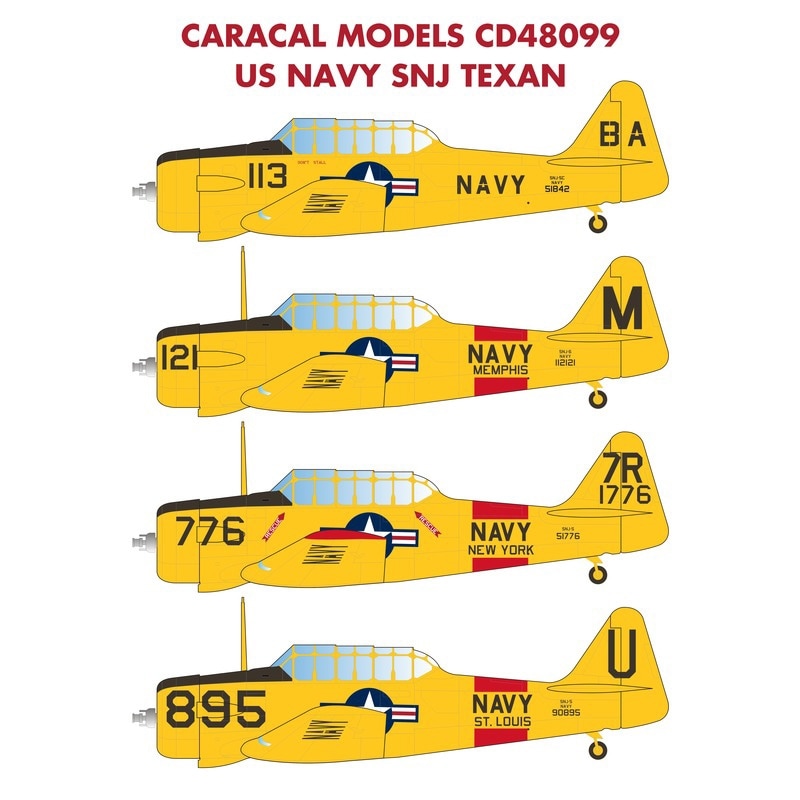 48099 SNJ テキサン アメリカ海軍 | カラカルモデル Caracal Models