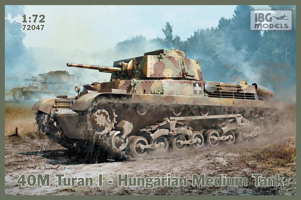 72047 ハンガリー 40M トゥランI 中戦車 40mm砲型|第二次大戦のAFVモデル|AFV