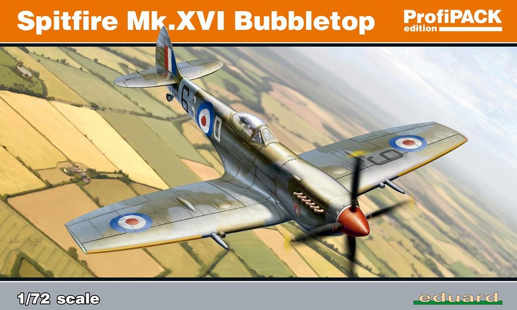 70126 スーパーマリン スピットファイア Mk.XVI バブルトップ プロフィパック|第二次大戦の飛行機モデル|飛行機