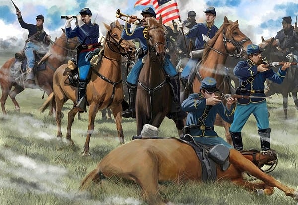 151 南北戦争 ゲティスバーグの戦い 南軍騎兵|ヒストリカルフィギュア|フィギュア