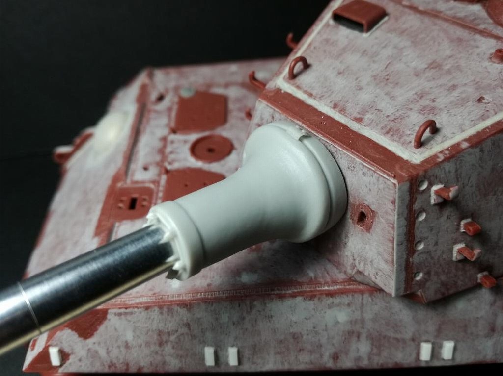 35034 キングタイガー ヘンシェル砲塔用マントレット|AFV用パーツ|AFV