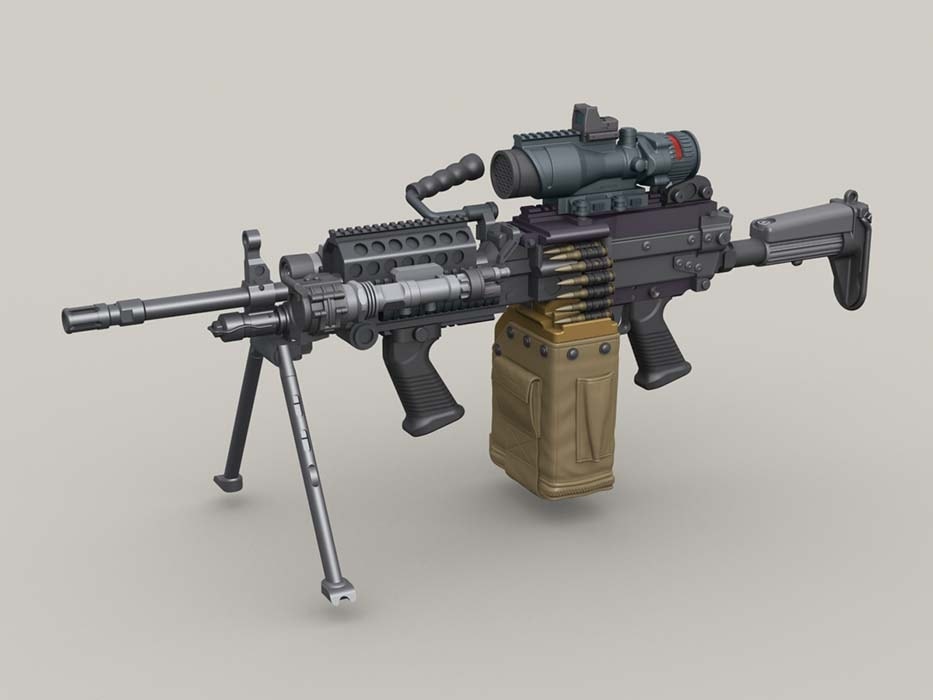 LF3D005 Mk.48 マシンガンセット|大戦後のAFVモデル|AFV