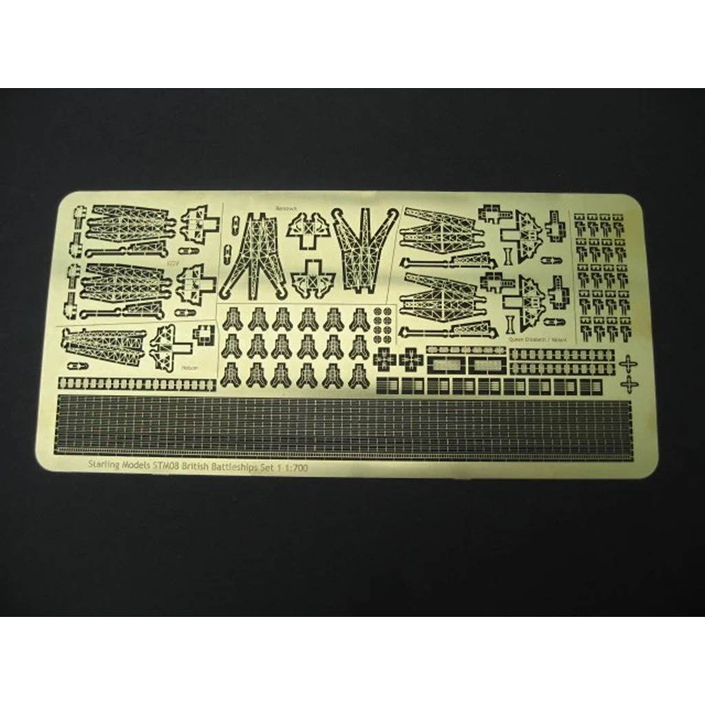 STM08 WWII 英海軍 戦艦用セット1|艦船用パーツ|艦船