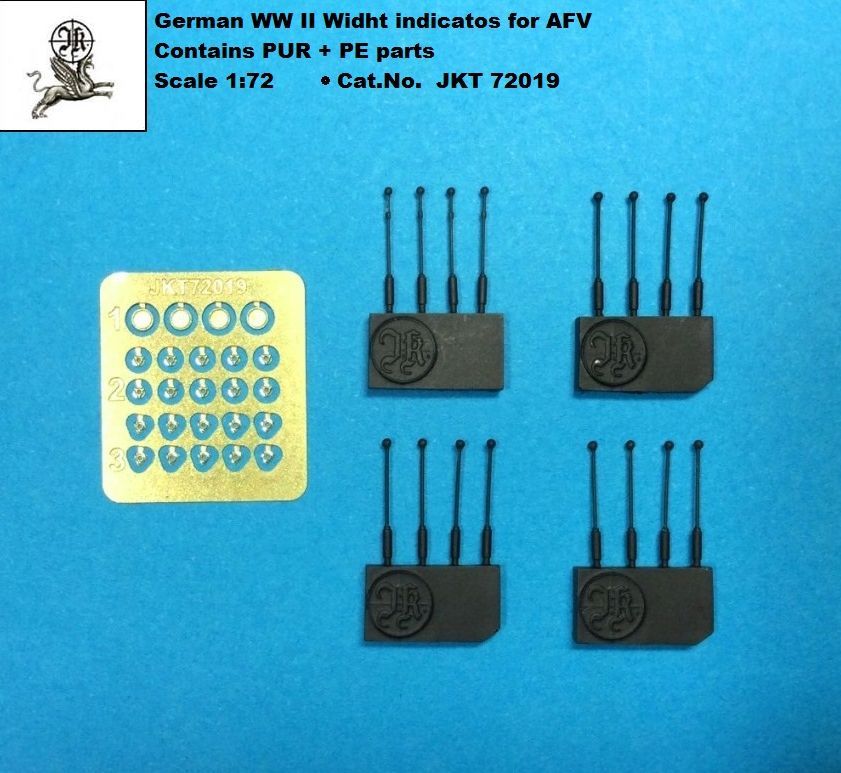 JKT72019 WWII 独軍 車幅ポール|AFV用パーツ|AFV