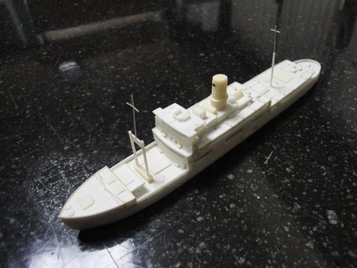 SS-C-026 鉄道省 稚泊航路 砕氷型 貨客船 宗谷丸|第二次大戦の艦船モデル|艦船